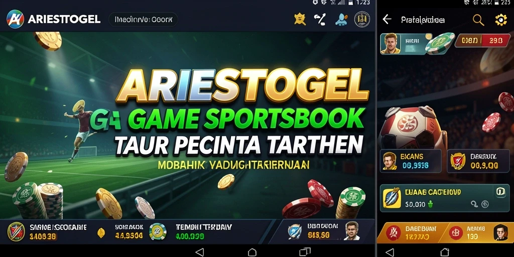 Tampilan gameplay menarik dari ARIESTOGEL yang memudahkan taruhan.