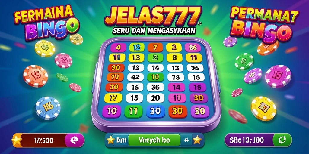 Tampilan gameplay seru JELAS777 dalam permainan Bingo.
