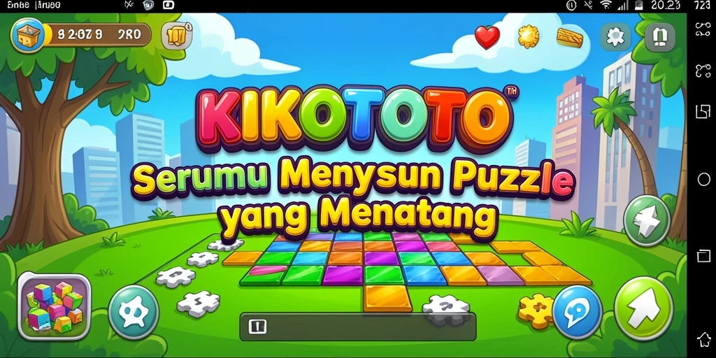 Tampilan seru gameplay KIKOTOTO yang menantang.