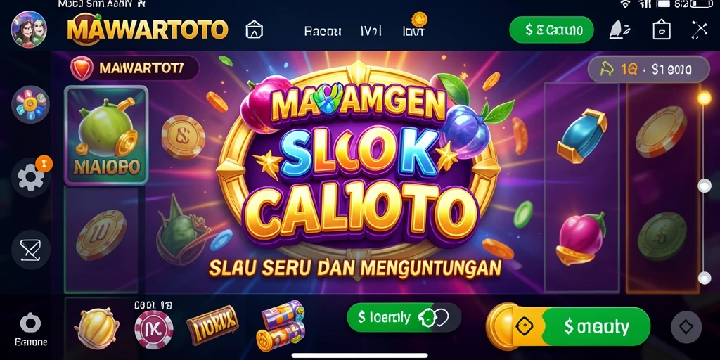 Tampilan gameplay yang menarik dari MAWARTOTO dengan berbagai tema Slot.