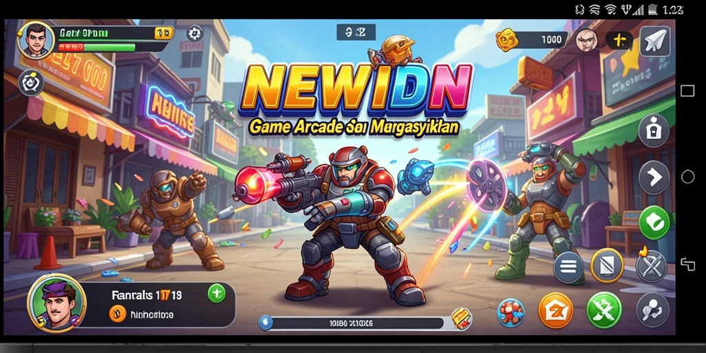 Tampilan menarik dari gameplay seru dalam NEWIDN.