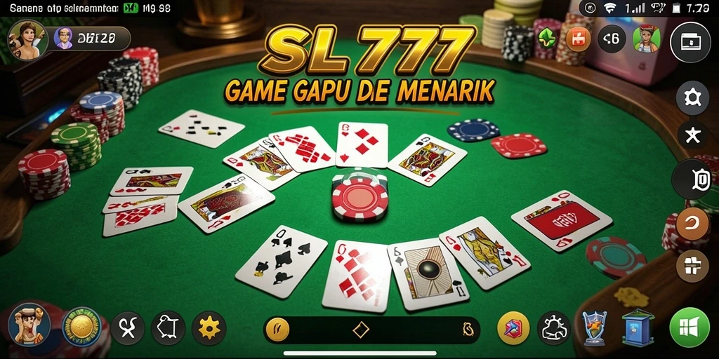 Screenshot gameplay seru dari permainan Gaple di SL777.