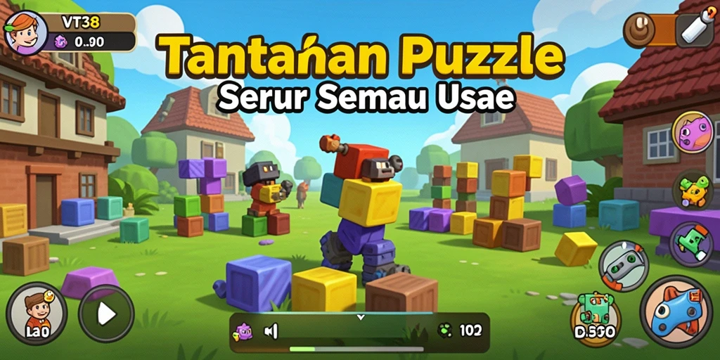 Gameplay VT38 yang menarik dan penuh tantangan puzzle.